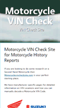 Mobile Screenshot of motorcyclevinchecksite.com